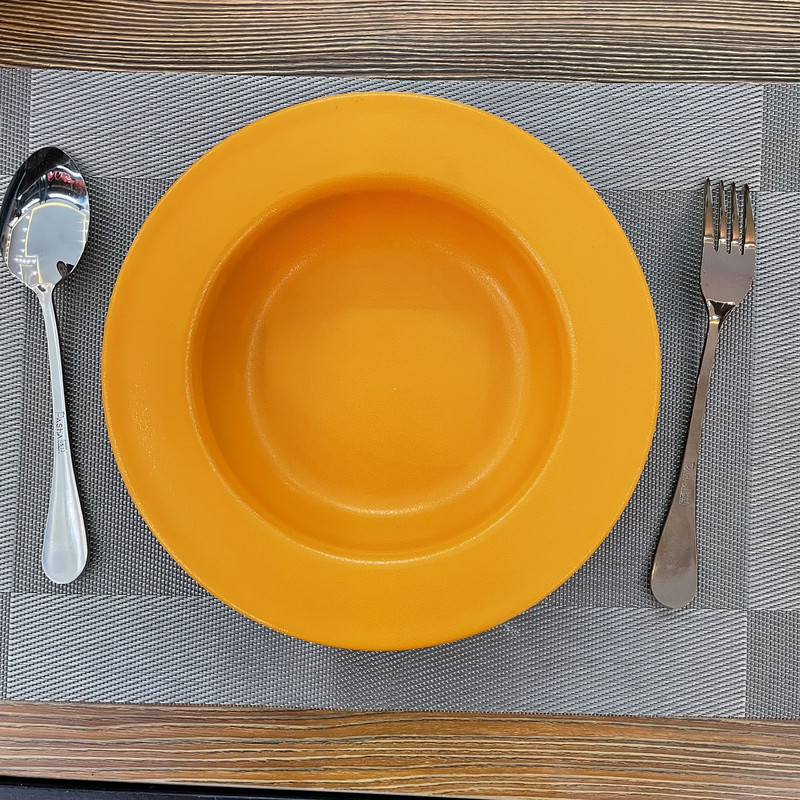 بشقاب آتیماه کالکشن مدل لبه پهن پاستا خوری