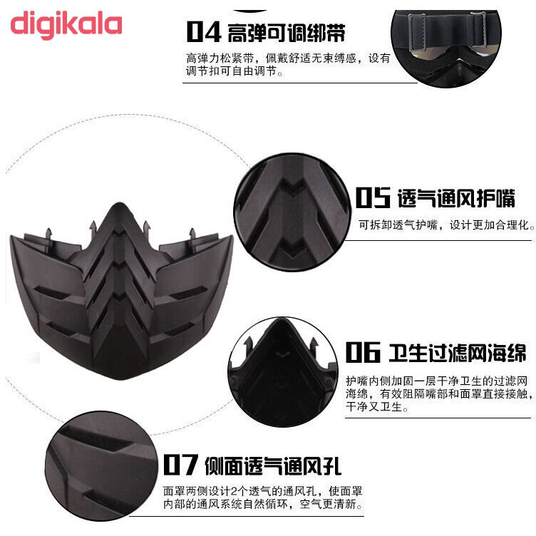 عینک موتور سواری هارمن مدل Goggles-110 main 1 3