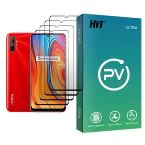 HVT PV Glass MIX004 Screen Protector For Realme C3 Pack Of 4