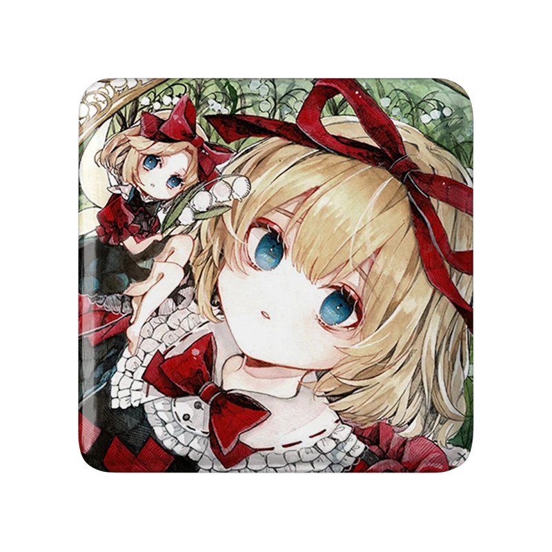 مگنت خندالو طرح بازی توهو (Touhou) مدل مربعی کد 35798