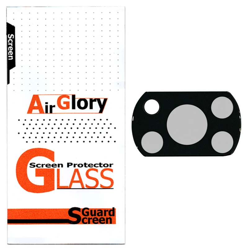 محافظ لنز دوربین شیشه ای ایرگلوری مدل سه بعدی 3 مناسب برای گوشی موبایل شیائومی Poco X3