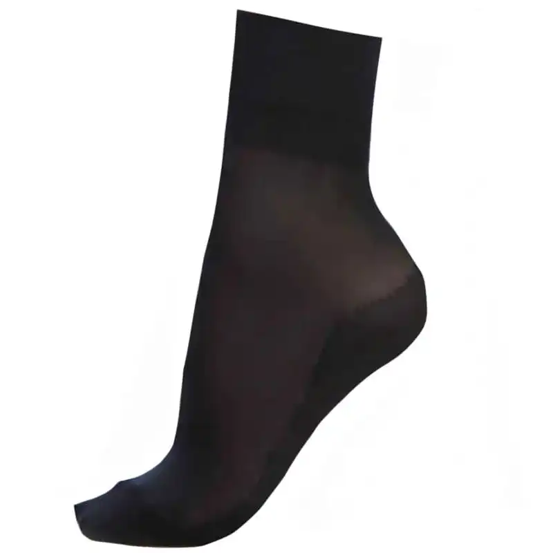 جوراب زنانه مدل پارازین دوکفدار ضخیم رنگ مشکی بسته 3 عددی