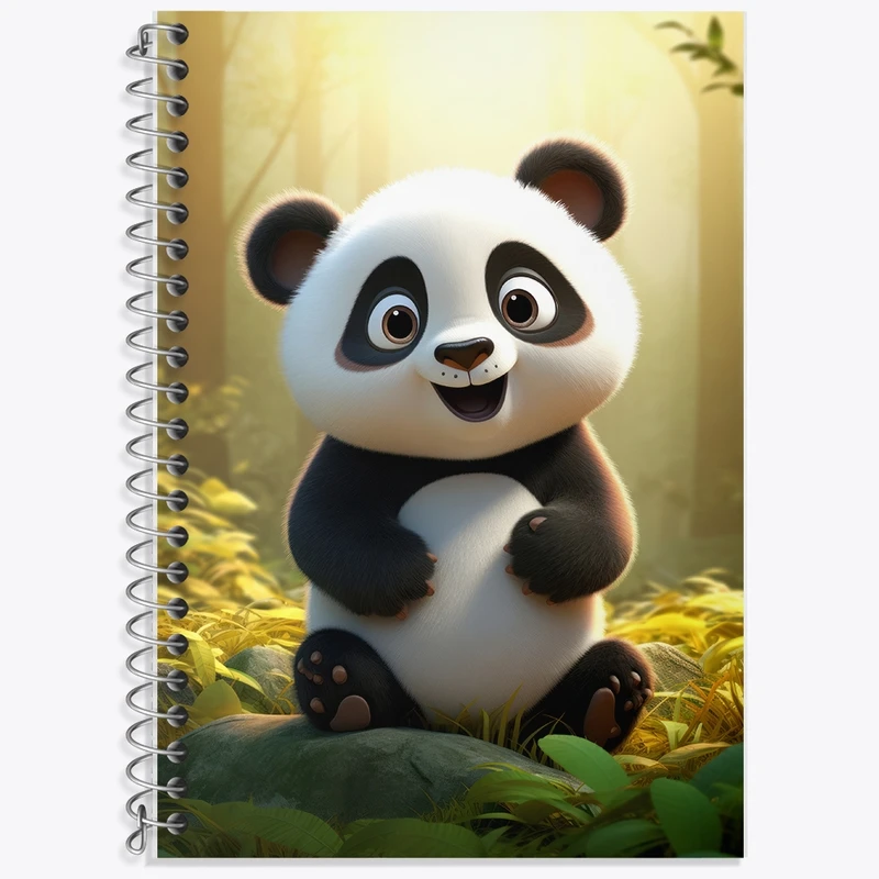 دفتر لغت 50 برگ خندالو طرح پاندا کیوت کد F2567