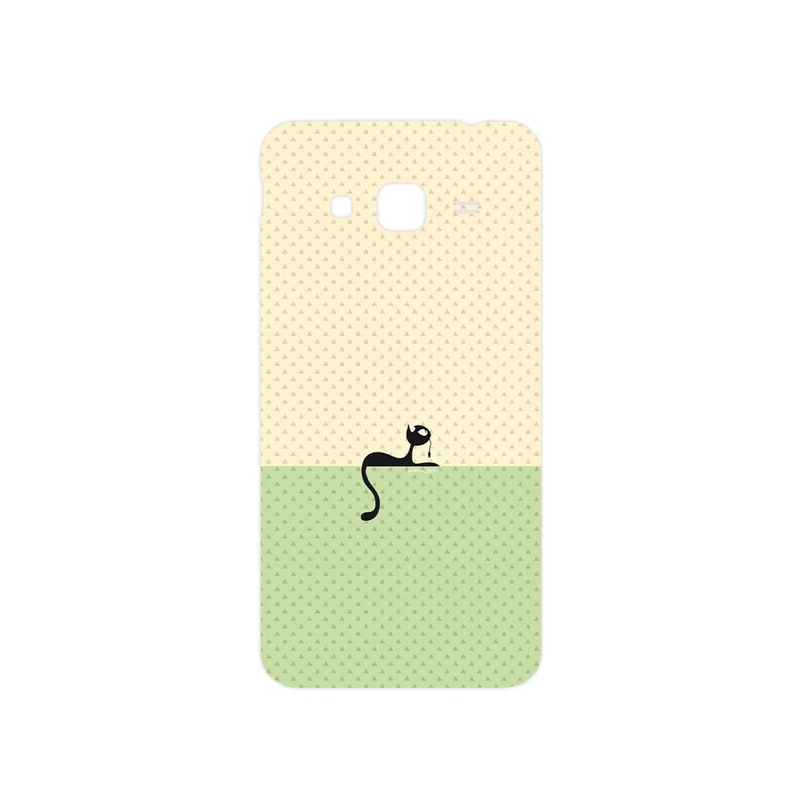 برچسب پوششی ماهوت مدل Minimal Internet Cat Icon مناسب برای گوشی موبایل سامسونگ Galaxy J3 2016