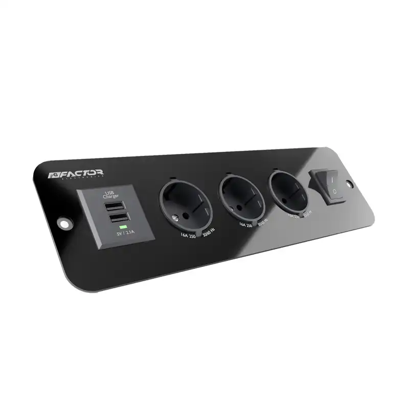 چندراهی برق توکار فکتور مدل FPO3