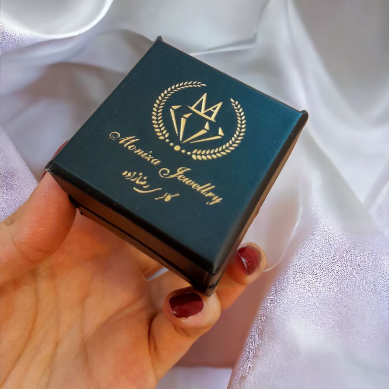 انگشتر نقره زنانه مدل سه لاین تک نگین کد 0203 -  - 8