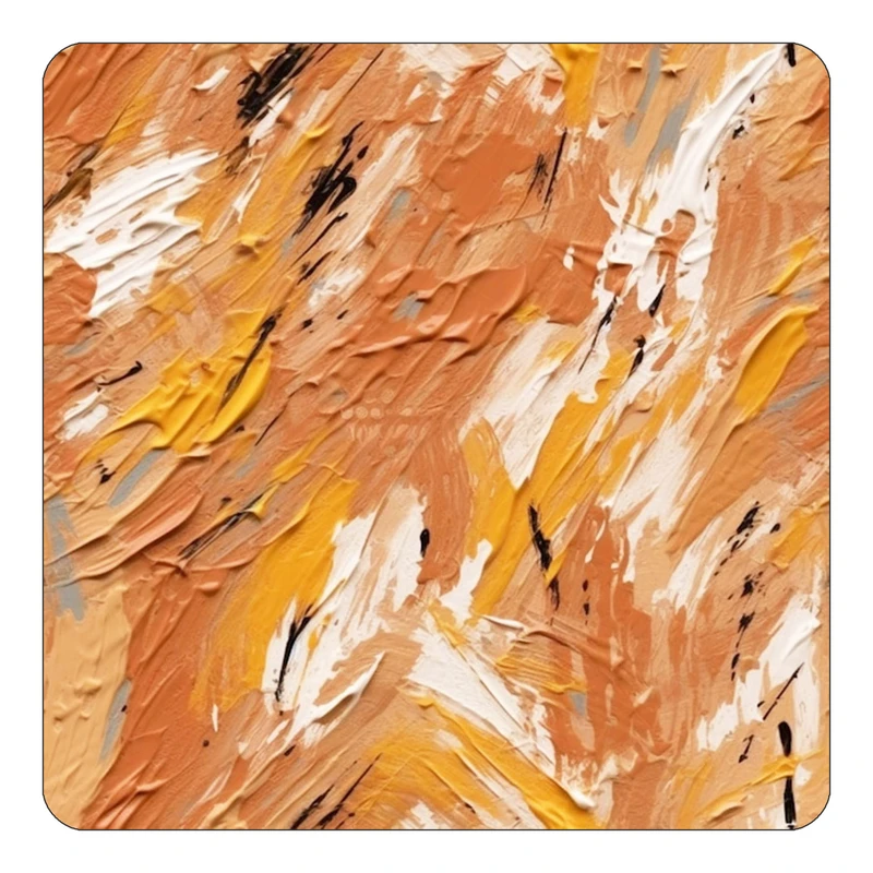 مگنت کاکتی طرح نقاشی رنگ روغن مدل mp69984