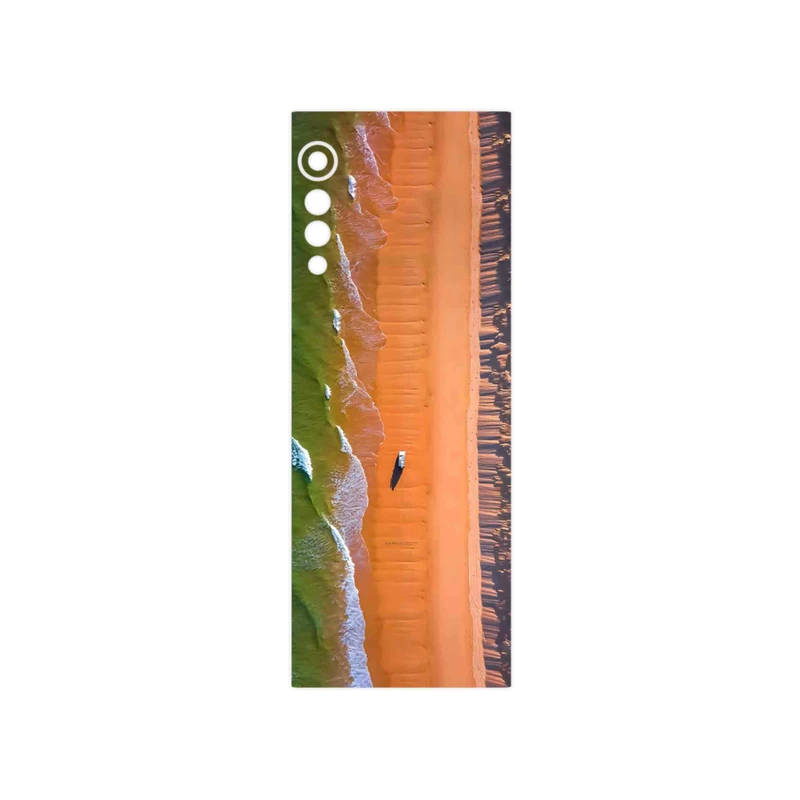 برچسب پوششی ماهوت مدل Beach and Green Sea مناسب برای گوشی موبایل ال جی Velvet 5G
