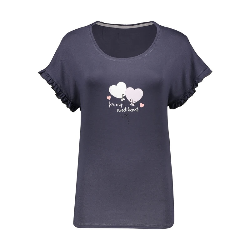 ست تی شرت و شلوارک زنانه مدل M00N-00598745