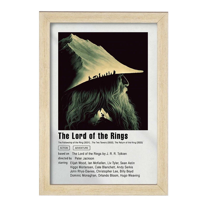 تابلو خندالو مدل ارباب حلقه ها (Lord Of The Rings) کد F11942