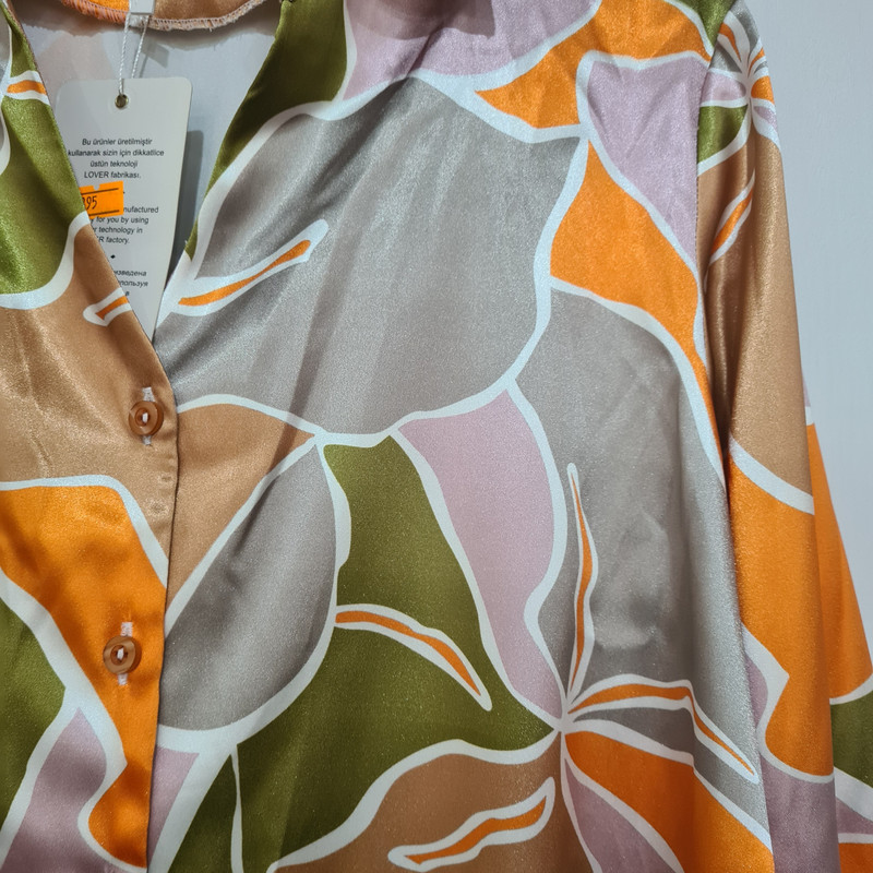 شومیز آستین بلند زنانه مدل  ساتن