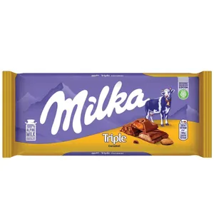 شکلات تریپل کارامل میلکا - 90 گرم 