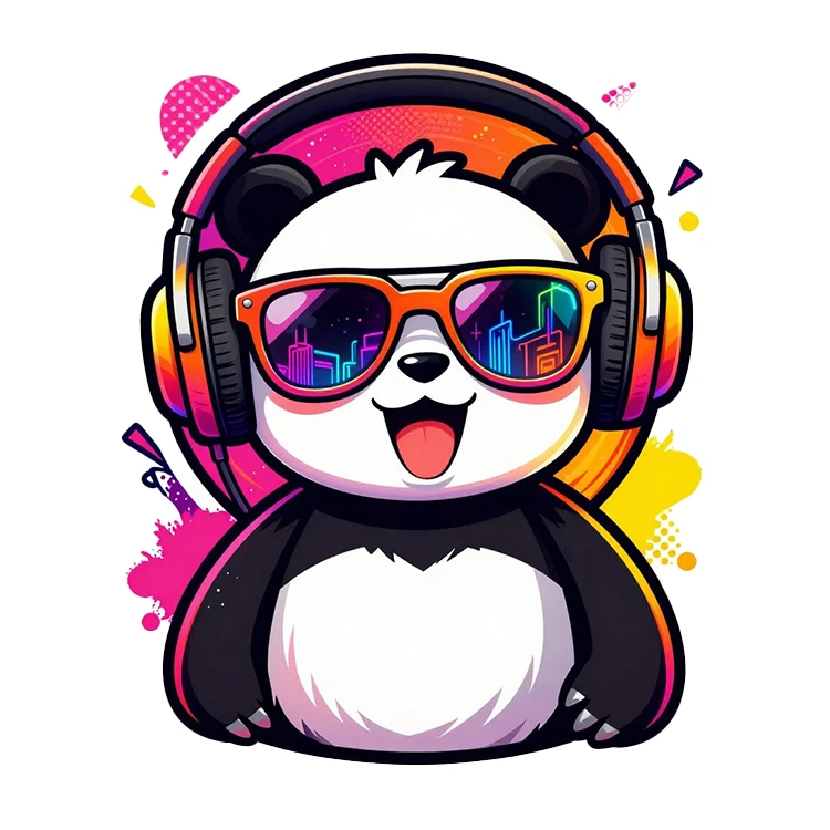 استیکر پارچه و لباس پاد آفرین مدل پاندا کد 3986