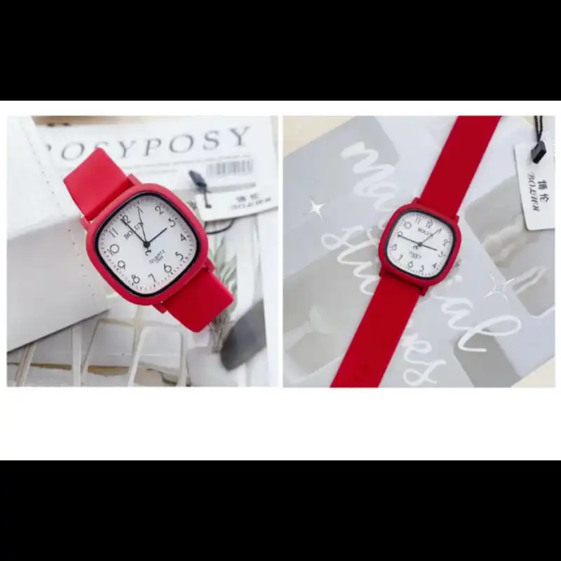 ساعت مچی عقربه ای زنانه بولون مدل بند پیو پاستیلی آنتی آلرژی کد ۳