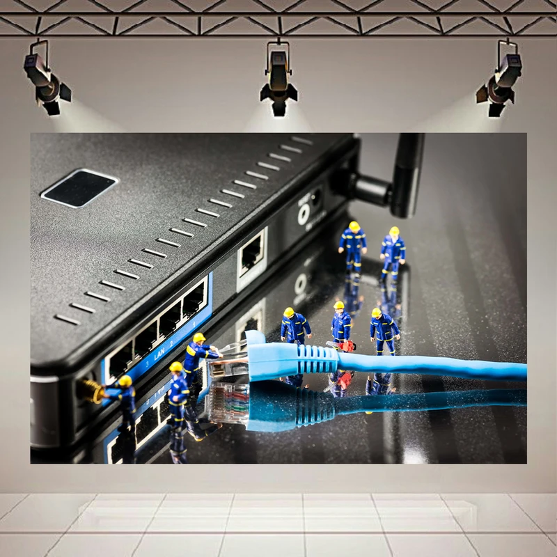 پوستر دیواری طرح اینترنت کد PD130886