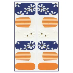 استیکر طراحی ناخن مدل ژله ای کد FL12