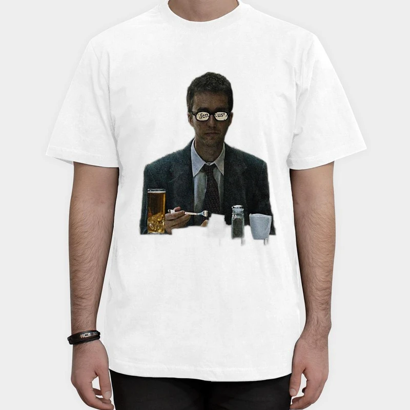 تیشرت آستین کوتاه مردانه مدل فیلم فایت کلاب