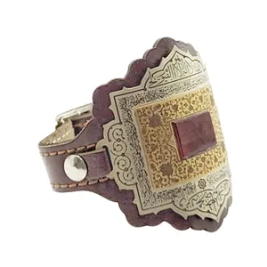 دستبند مردانه مدل عقیق سرخ خطی کد 4517248