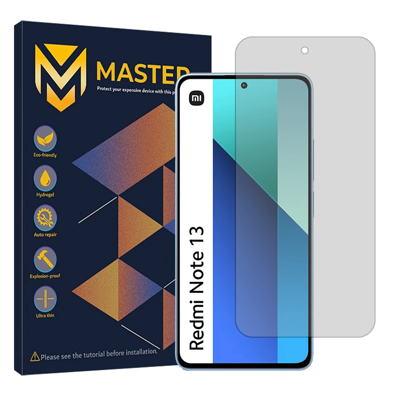 محافظ صفحه نمایش شفاف مستر مدل Resistant مناسب برای گوشی موبایل شیائومی Redmi Note 13 4G