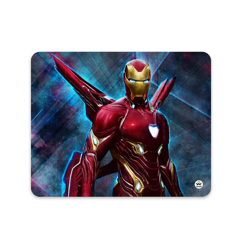 ماوس پد شادیت مدل Iron Man کد733 سایز 24*19 سانتی متر
