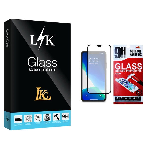 محافظ صفحه نمایش مات ال کا جی مدل LK Glass مناسب برای گوشی موبایل اپل iPhone XR
