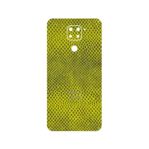 MAHOOT Yellow Snake Skin Cover Sticker for Xiaomi Redmi Note 9