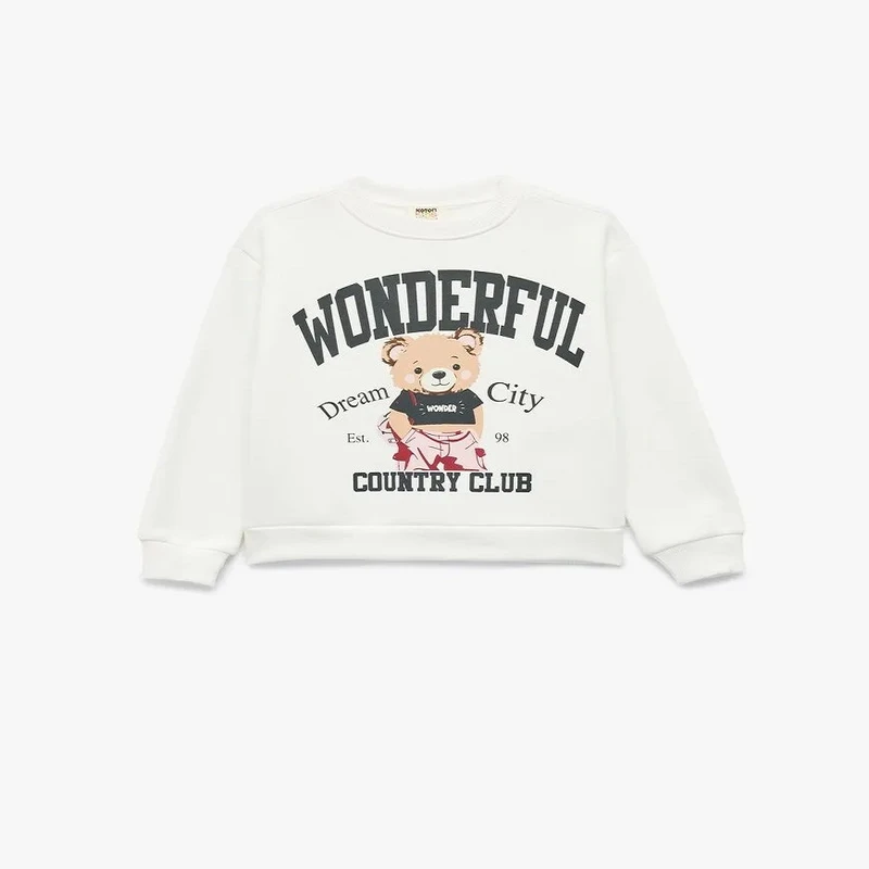 سویشرت دخترانه کوتون مدل 6WKG10065AK