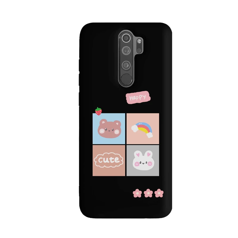 کاور قاب گارد طرح خرس و خرگوش کد t9093 مناسب برای گوشی موبایل شیائومی Redmi Note 8 Pro