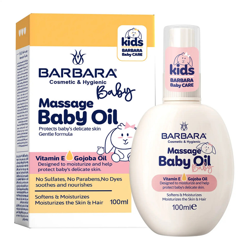 روغن بدن کودک باربارا کد 02 حجم 100 میلی لیتر