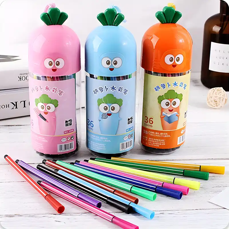 ماژیک رنگ آمیزی مدل هویج بسته 36 عددی