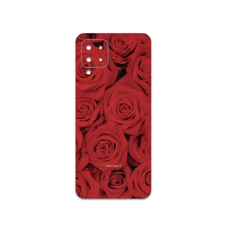 برچسب پوششی ماهوت مدل Red-Flower مناسب برای گوشی موبایل سامسونگ Galaxy M22