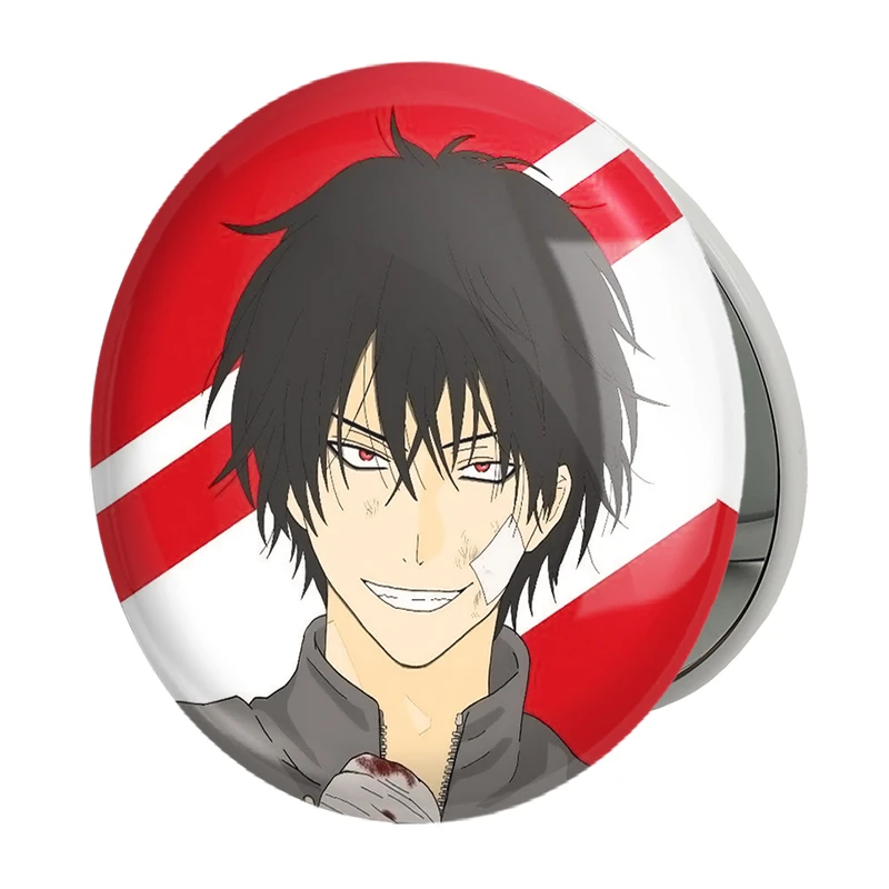 آینه جیبی خندالو طرح یوییچی انیمه تومو داچی گیم Tomodachi Game مدل تاشو کد 18446 