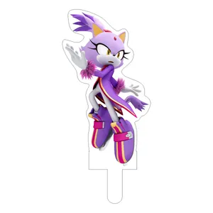 تاپر کیک دخترانه  طرح سونیک کد 25