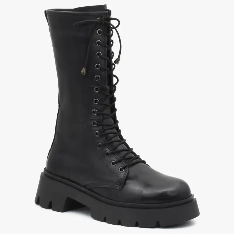 بوت زنانه چرم تهران مدل L7M