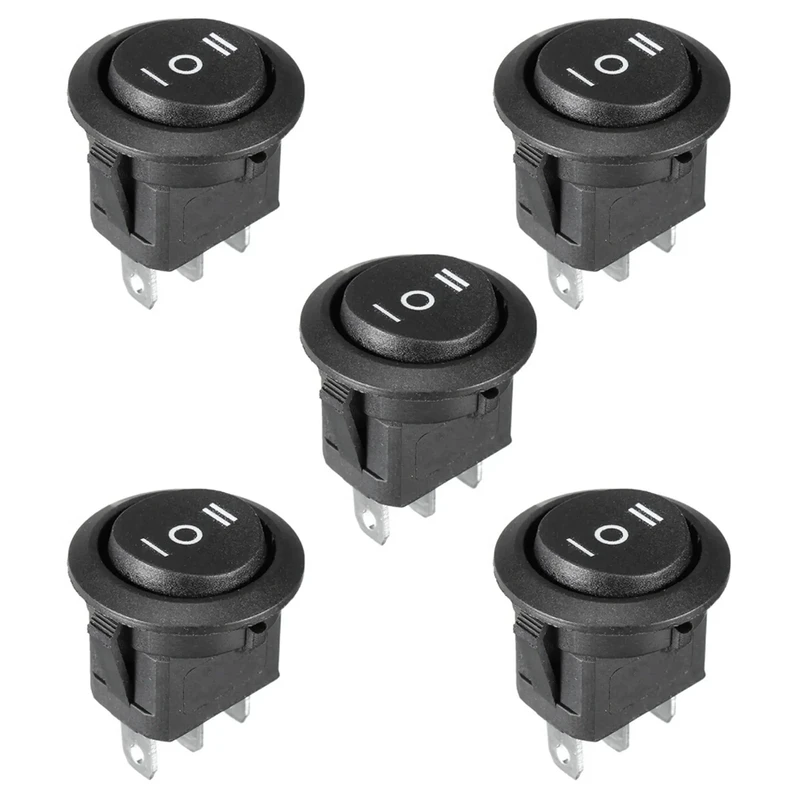 کلید راکر مدل 3 وضعیتی کد KCD1-2 بسته 5 عددی