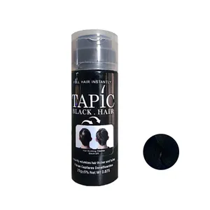 پودر پرپشت کننده مو تاپیک مدل طبیعی رنگ مشکی 25 گرم