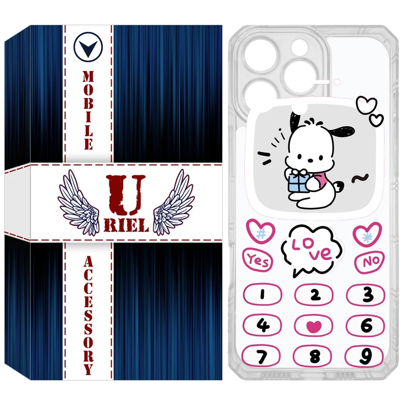 کاور یوریل مدل Clear کد 16 طرح موبایلی مناسب برای گوشی موبایل اپل iPhone 16 Pro Max