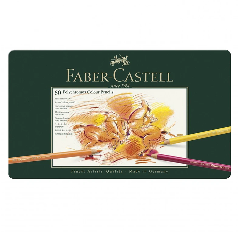 مداد رنگی 60 رنگ فابر کاستل مدل Polychromos کد 62885