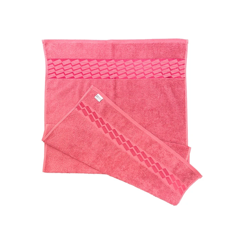 حوله حمام بهباف آذر طرح آرام سایز 100×155 سانتی متر