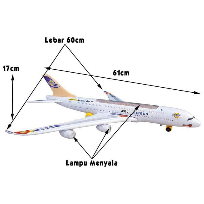 هواپیما بازی مدل ایرباس کد LX166