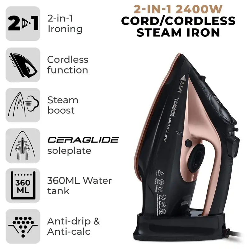 اتو بخار تاور مدل T22008RG