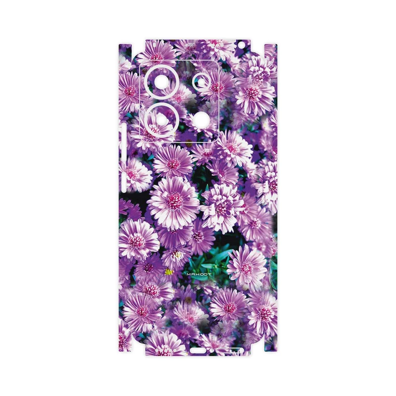 برچسب پوششی ماهوت مدل Purple_Flower-FullSkin مناسب برای گوشی موبایل شیائومی Poco X6