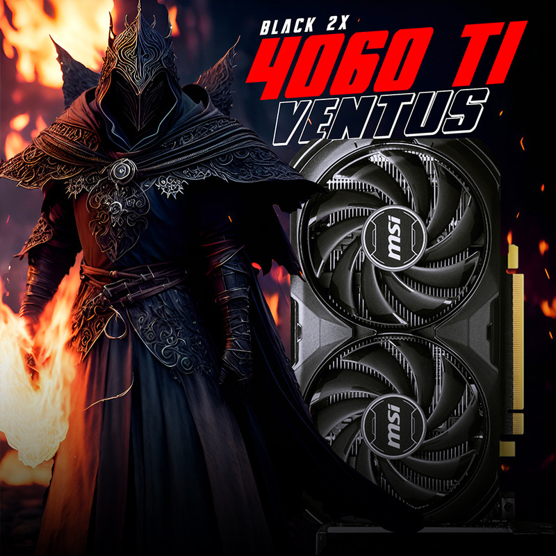کارت گرافیک ام اس آی مدل RTX 4060 Ti Ventus OC