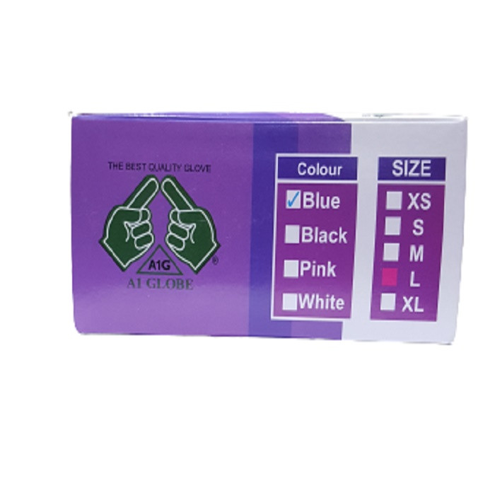 دستکش طبی نیتریل مدل 003 بسته 100 عددی