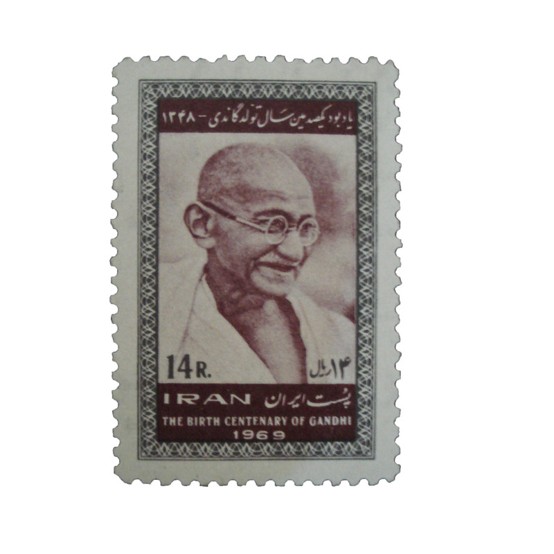 تمبر یادگاری مدل ماهاتما گاندی کد IR1487