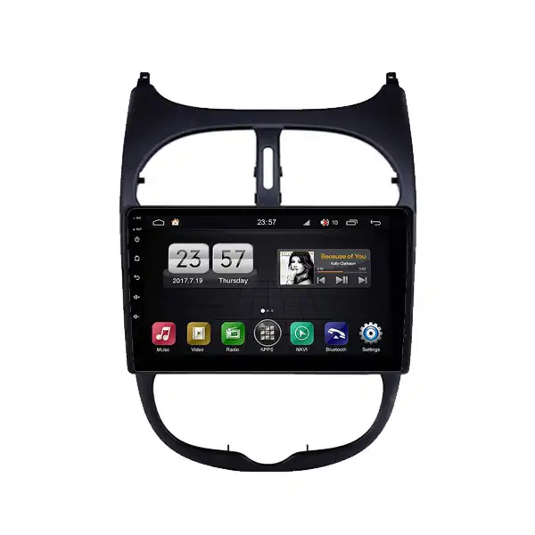 پخش کننده تصویری خودرو وینکا مدل S170 Plus مناسب برای پژو 206