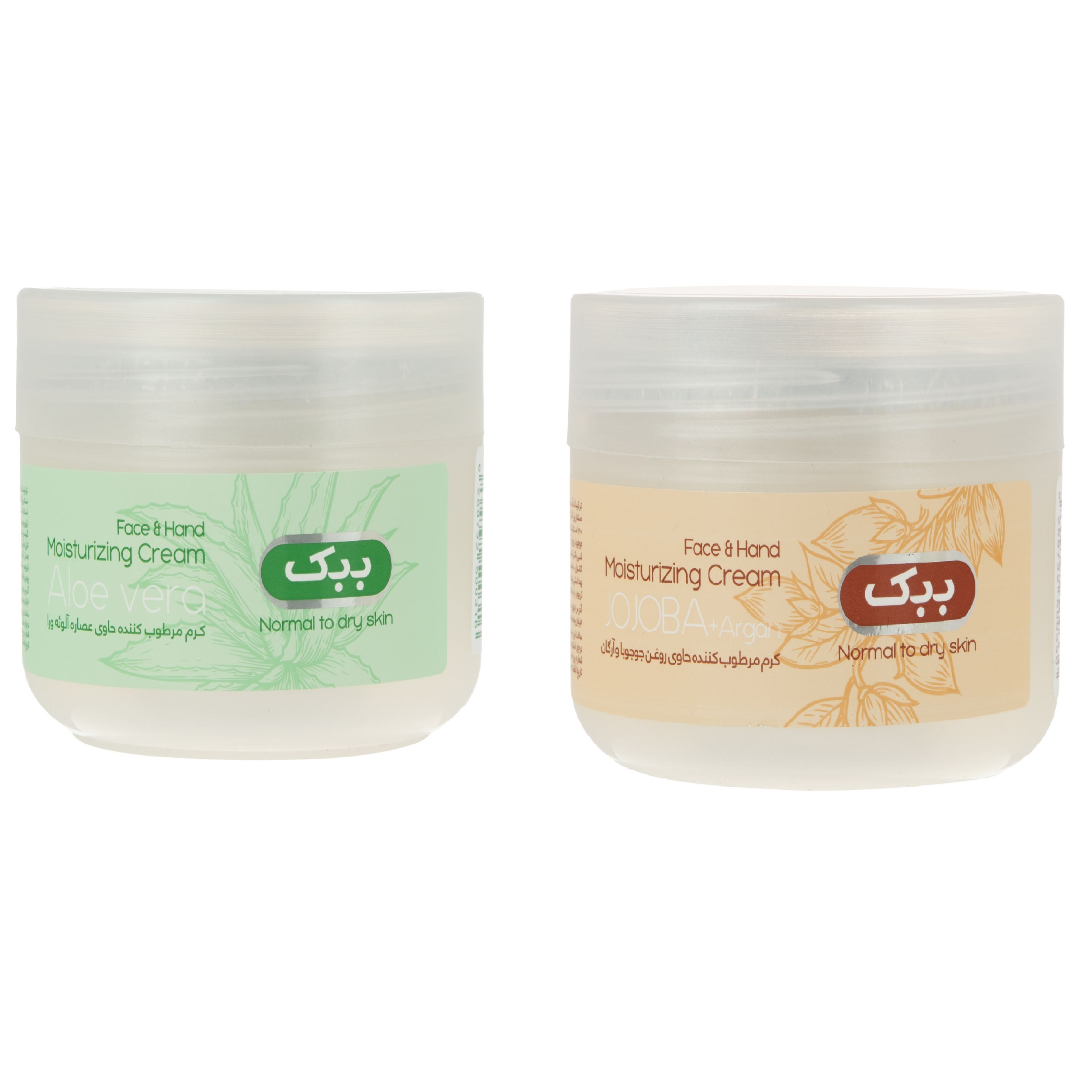 کرم مرطوب کننده ببک مدل M & J حجم 100 میلی لیتر مجموعه 2 عددی