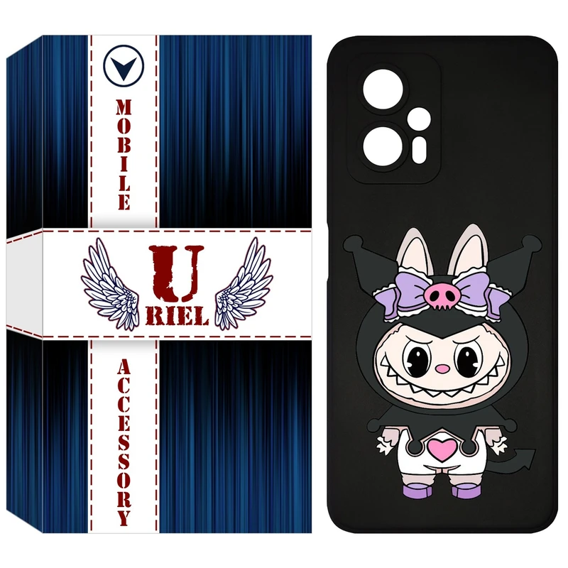 کاور یوریل مدل KSH کد 137 طرح عروسک لبوبو مناسب برای گوشی موبایل شیائومی Poco X4 GT