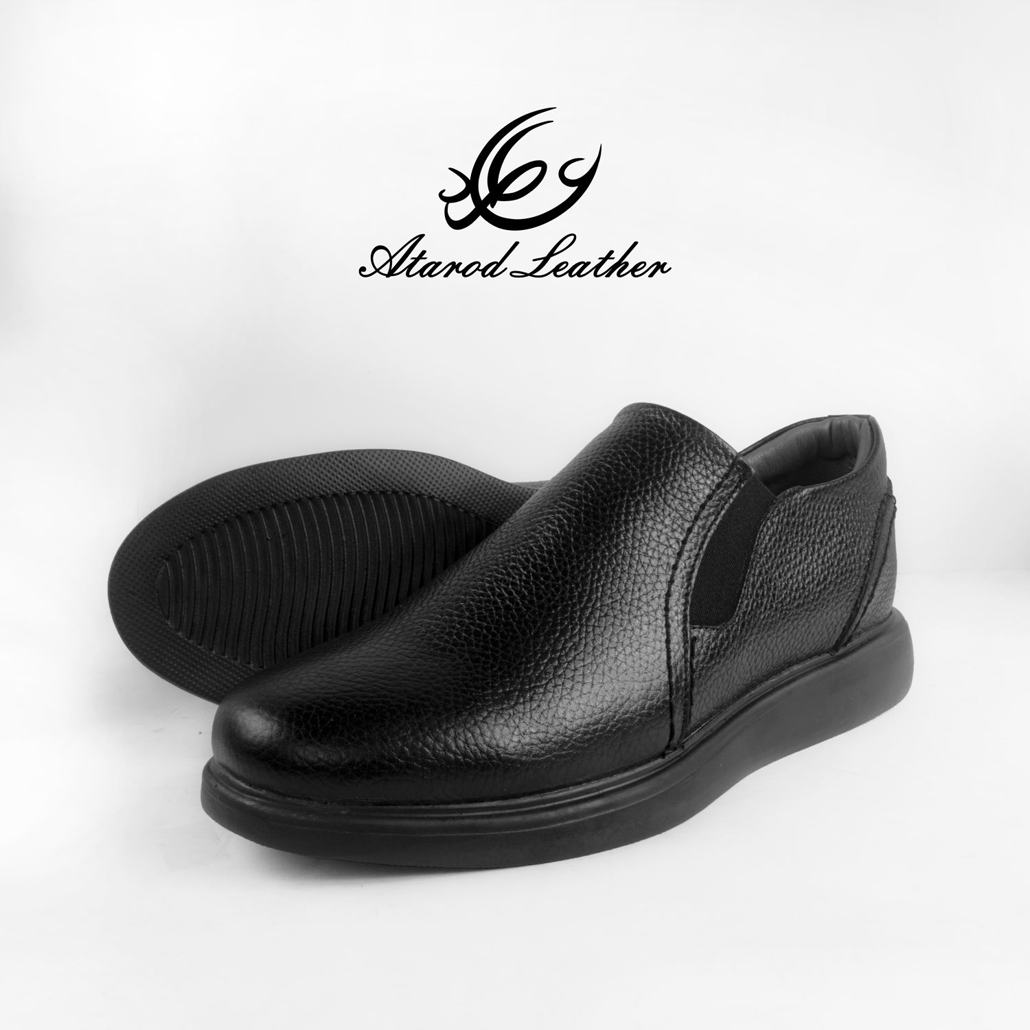 کفش روزمره مردانه چرم عطارد مدل چرم طبیعی کد SH56 -  - 6