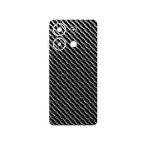 MAHOOT Glossy-Silver-Fiber Cover Sticker for Xiaomi Redmi Note 13 4G